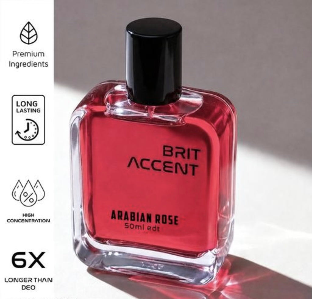 Brit Accent Arabian Rose Eau de Toilette (EDT) 50ml