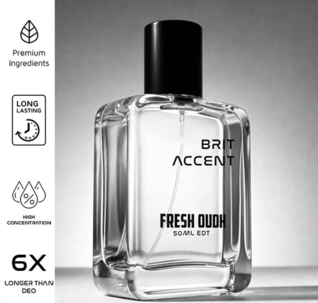 Brit Accent Fresh Oud EDT 50ml (Premium Long-Lasting)