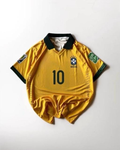 Brazil National Team Iconic No.10 Jersey - Kaká Edition | Golden shade