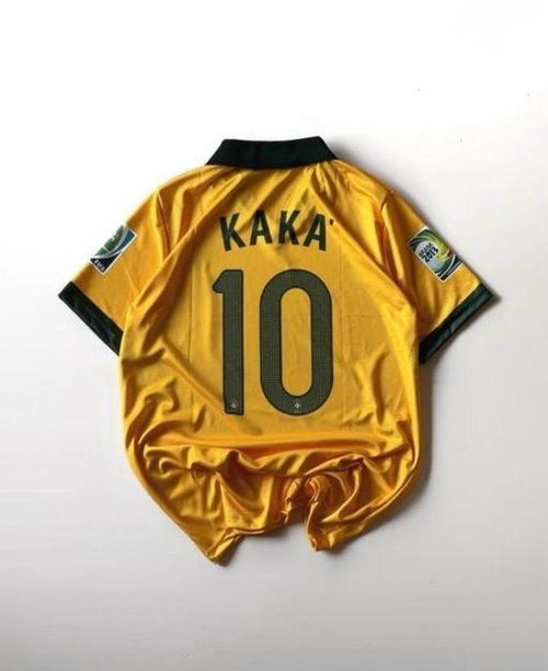 Brazil National Team Iconic No.10 Jersey - Kaká Edition | Golden shade