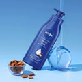 Nivea Body Milk Nourishing Body Lotion, presented in a 400ml pump bottle