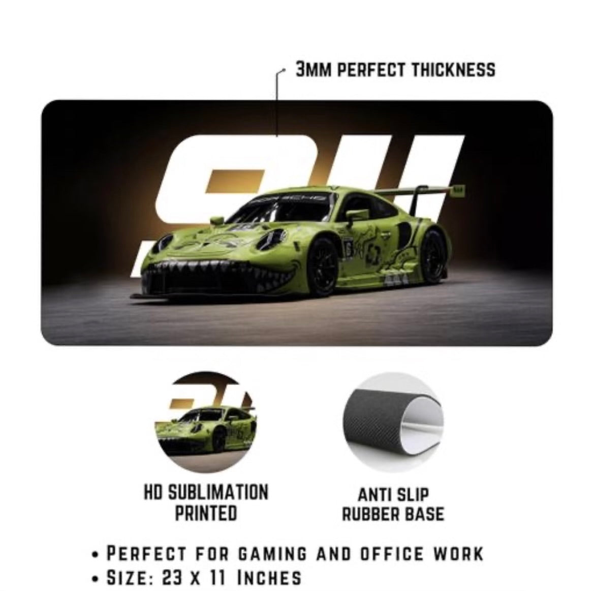 Gaming Mouse Pad (60cm × 28cm × 0.3cm) Extra Large Gaming Mouse pad