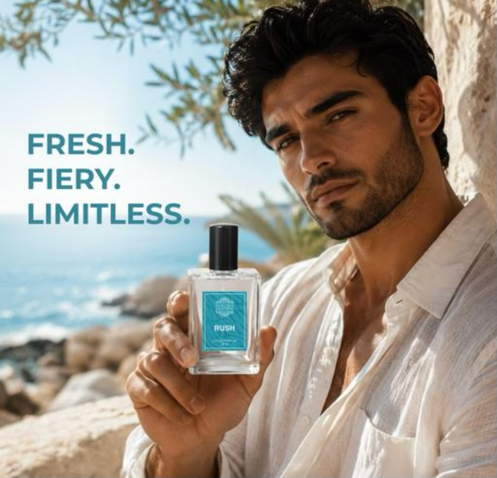 The English Leather Rush 50 ml premium, long-lasting eau de parfum