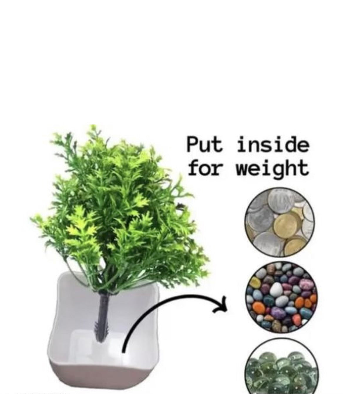 Artificial Decorative Plants Set of 10 | Realistic Greenery for Home & Office Décor