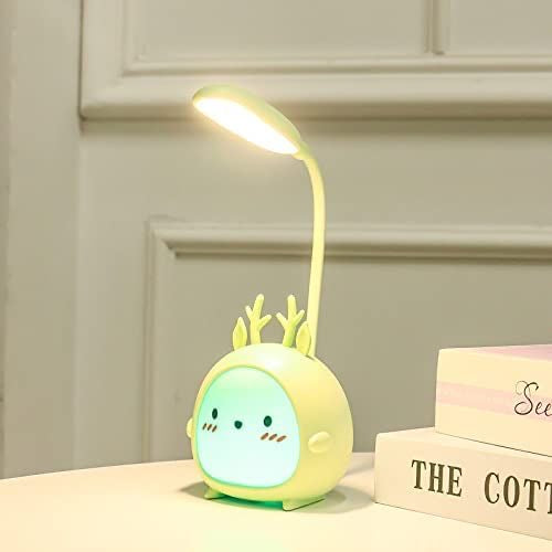 Cute Bunny Rechargeable USB LED Desk Lamp – Warm Light Study & Bedside Lamp