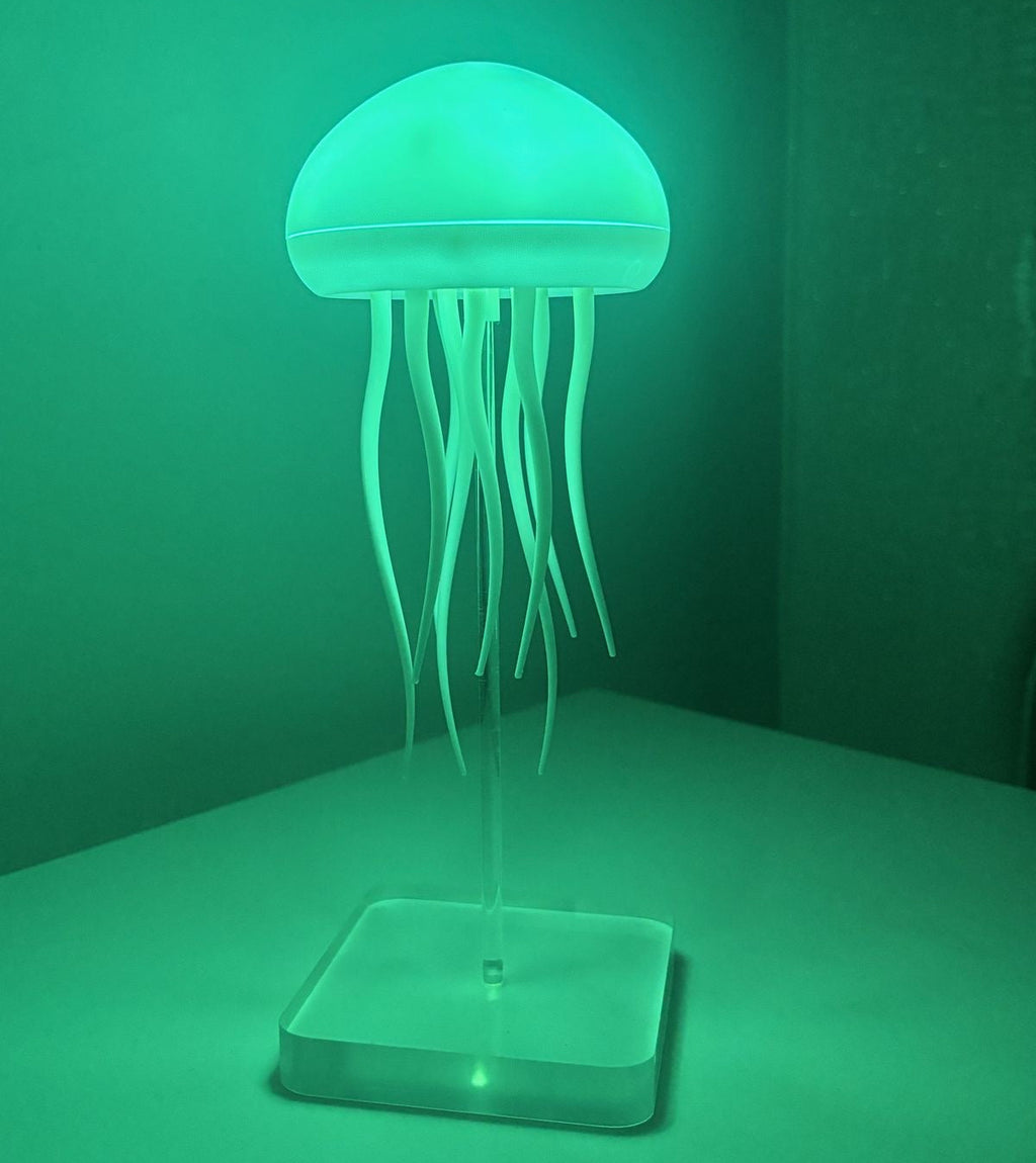 Decorative Jellyfish LED Lamp with Color Changing Light & Rechargeable Battery Assembly