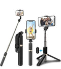 54cm Extendable 3 in 1 Selfie Stick Tripod with Bluetooth Remote Included